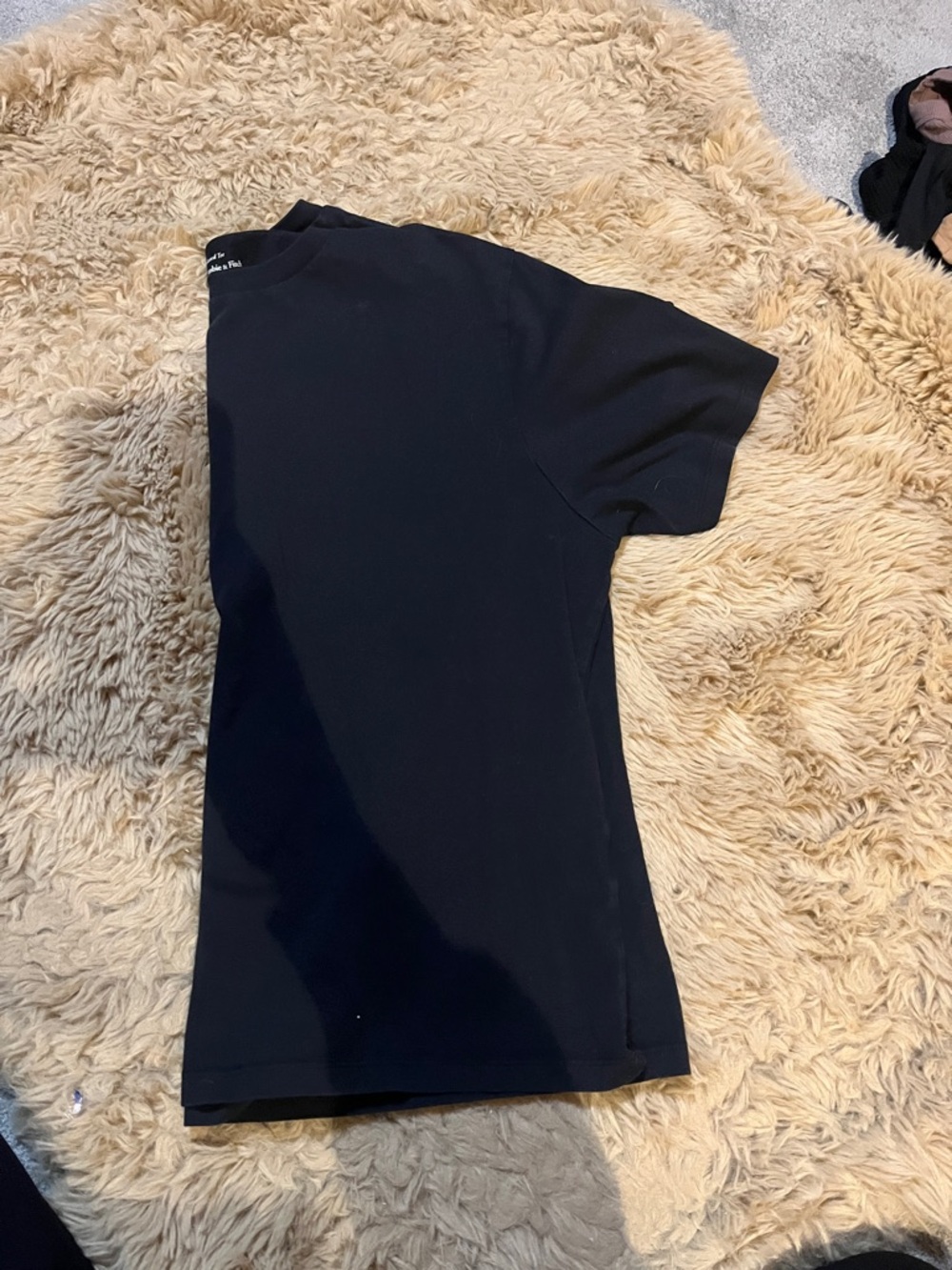 Abercrombie & Fitch Black Relaxed Crew Tee